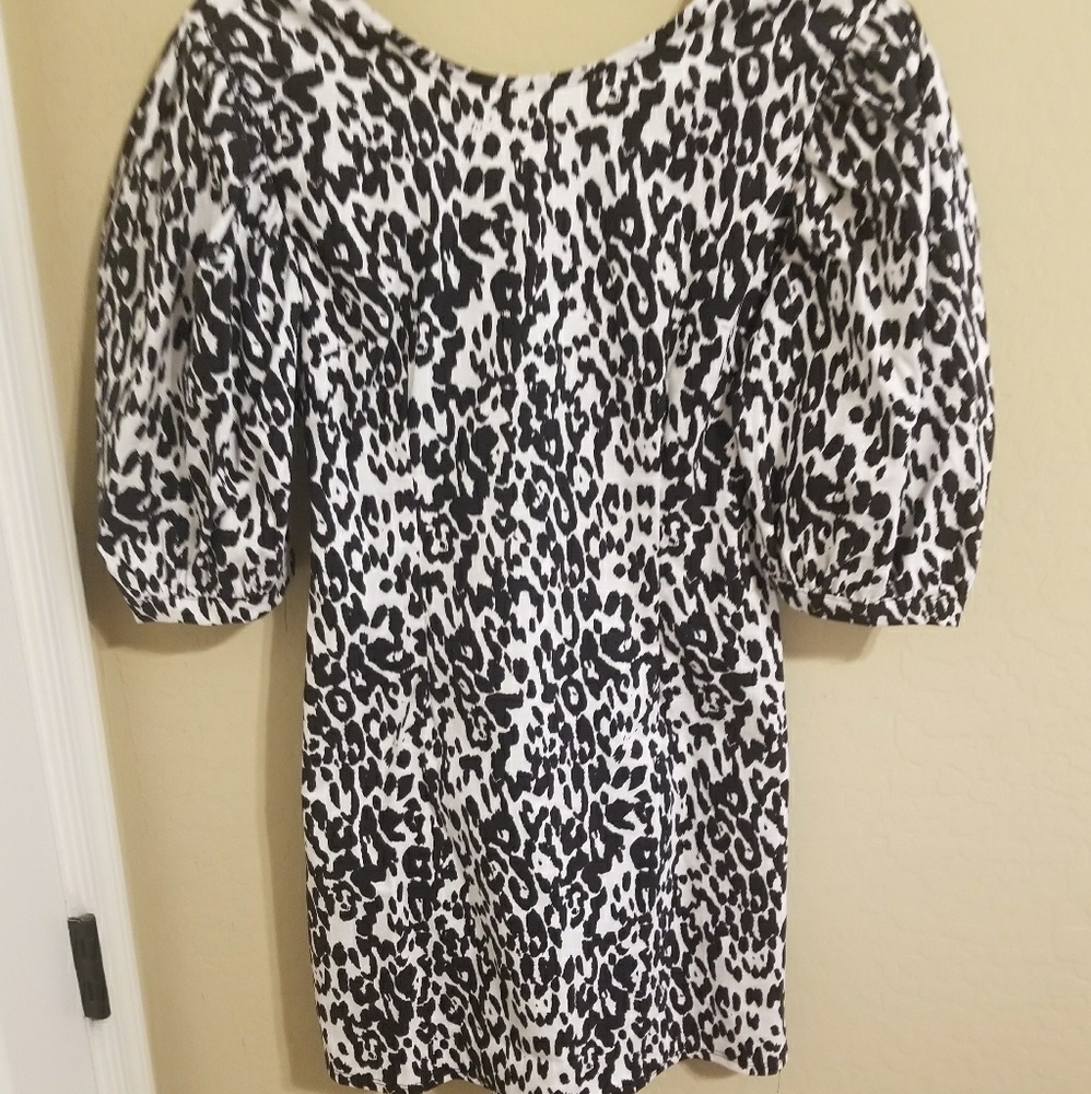 Leopard print dress